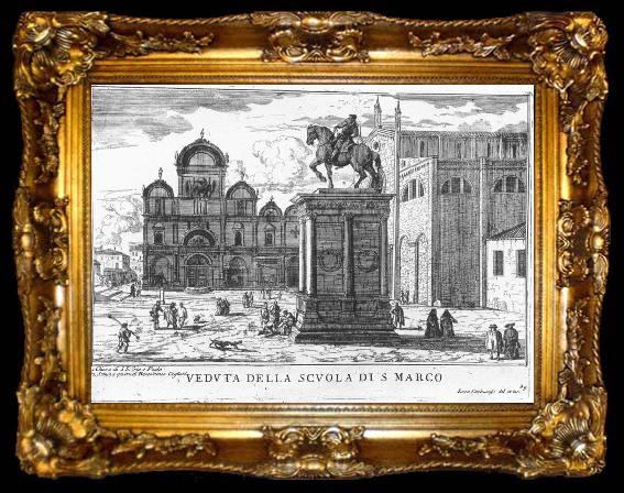 framed  CARLEVARIS, Luca Santi Giovanni e Paolo and the Scuola di San Marco fg, ta009-2